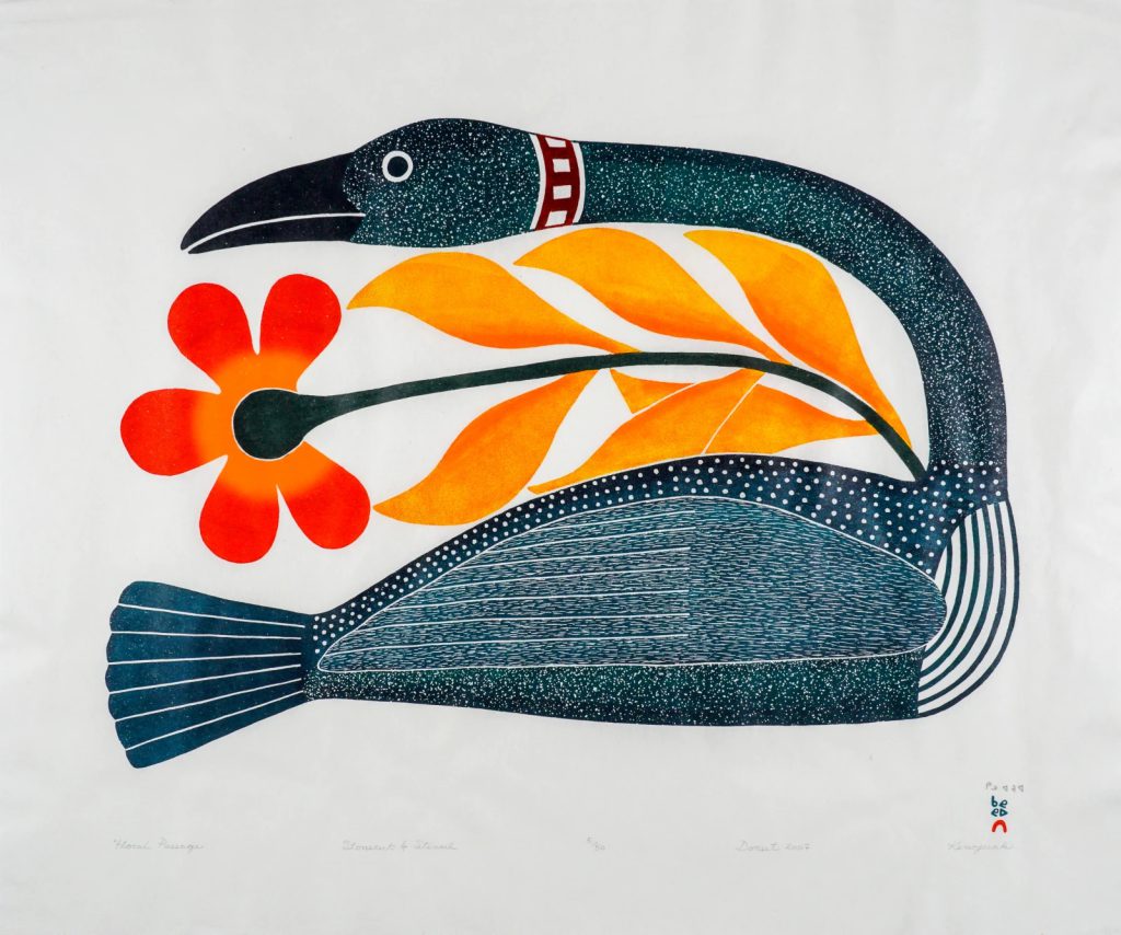 Loon print by Kenojuak Ashevak